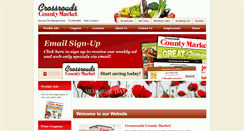 Desktop Screenshot of crossroadscountymarket.com